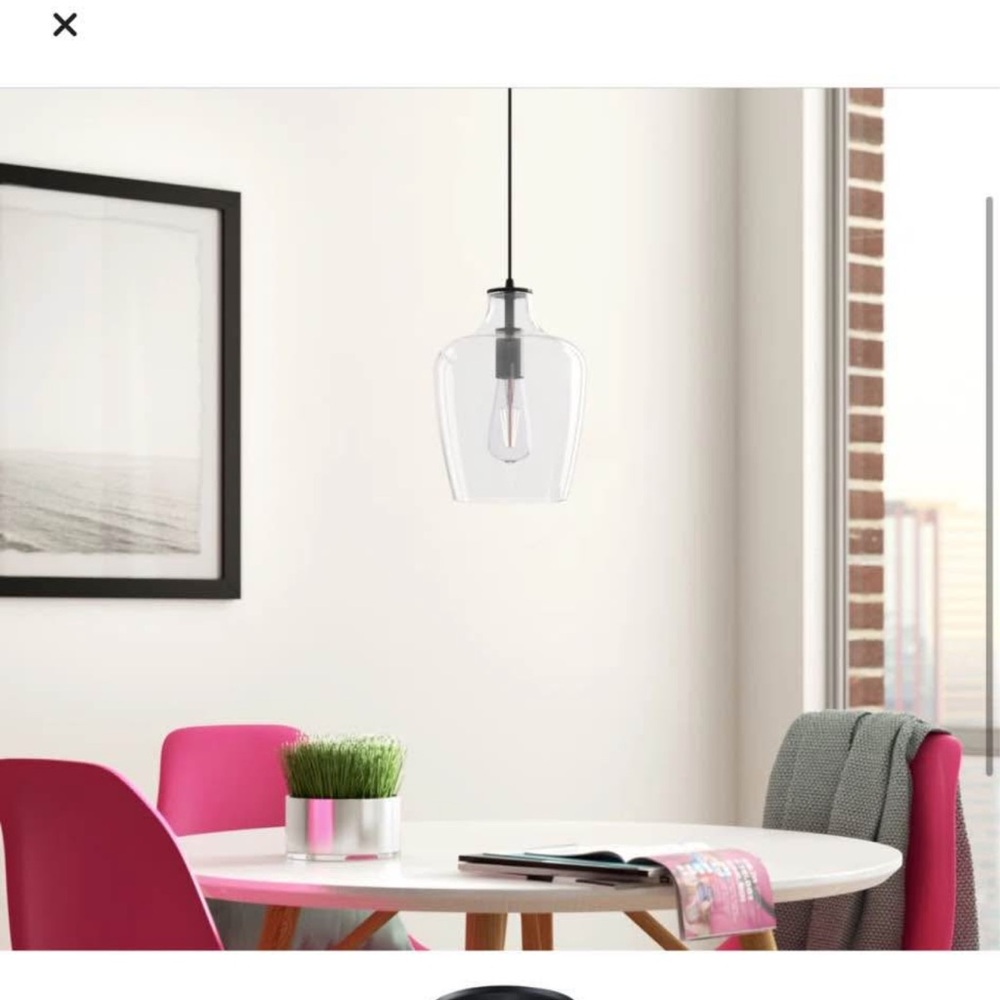 Modern Glass Pendant Light